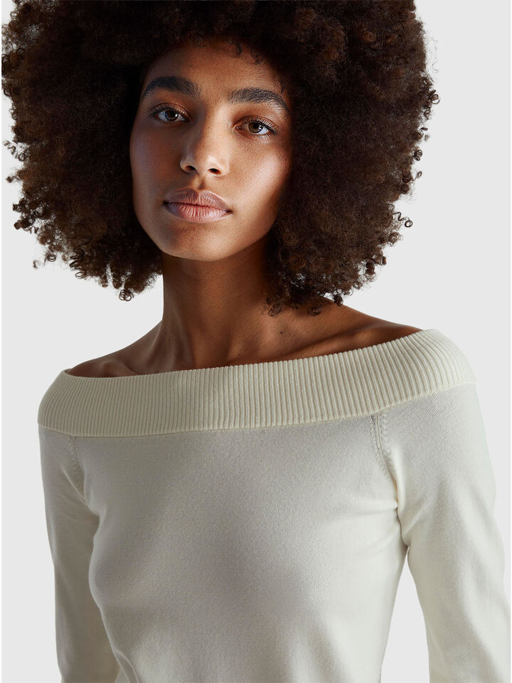 BOAT-NECK SWEAT.L/S Women image number 4